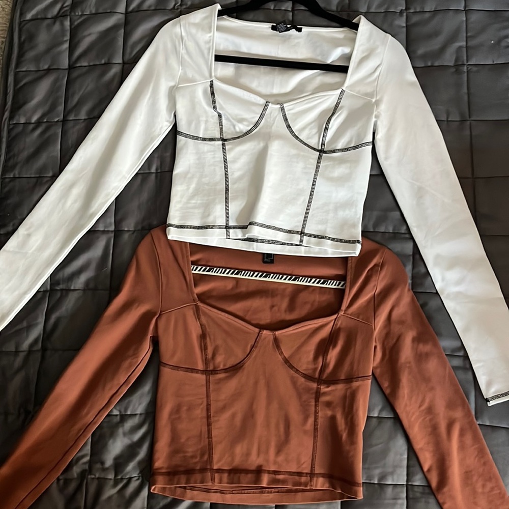 2-pack Corseted Fitted Tops